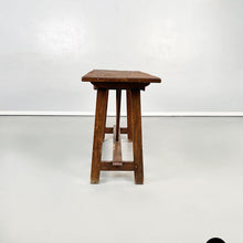 Load image into Gallery viewer, Wooden table fratino with a drawer, 1900s