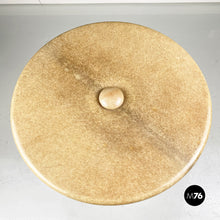 画像をギャラリービューアに読み込む, Coffee table in wood, parchment and brass by Aldo Tura, 1960s