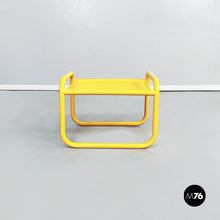 Load image into Gallery viewer, Yellow metal footstool Locus Solus by Gae Aulenti for Poltronova, 1960s