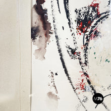 Load image into Gallery viewer, Abstract mixed media painting on paper, 1972