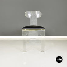 将图片加载到图库查看器,Chairs in thick plexiglass and black sky, 1980s