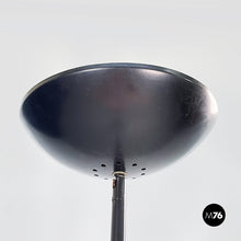 Charger l'image dans la galerie, Round floor lamp in black metal, 1990s