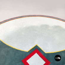 Load image into Gallery viewer, Very large round short pile carpet, 1980s