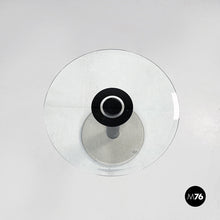 画像をギャラリービューアに読み込む, Coffee table in glass, metal and stone, 1980s