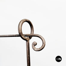 将图片加载到图库查看器,Coat stand in black metal, 1990s