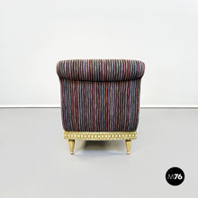 Charger l'image dans la galerie, Chaise longue with Missoni striped fabric, 1950s