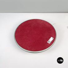 Load image into Gallery viewer, Rotating display in metal and red fabric, 1970s