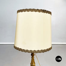 Charger l'image dans la galerie, Candelabra lamps in wood and fabric, 1800s