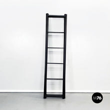 将图片加载到图库查看器,Black metal and glass bookcase, 1990s
