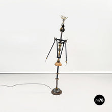 Load image into Gallery viewer, Sculptures and floor lamps in metal, glass and marble, 2000s