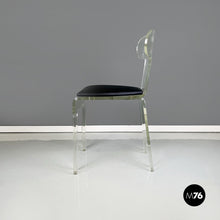 将图片加载到图库查看器,Chairs in thick plexiglass and black sky, 1980s