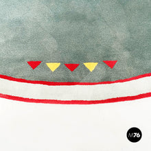 Load image into Gallery viewer, Very large round short pile carpet, 1980s