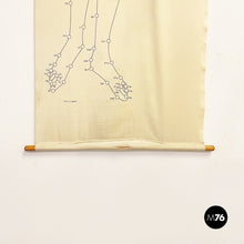 Load image into Gallery viewer, Wall fabric print by Pino Tovaglia, 1969