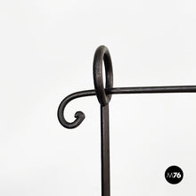 将图片加载到图库查看器,Coat stand in black metal, 1990s
