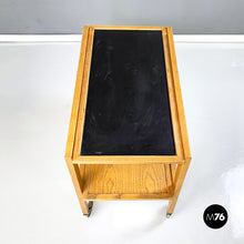 Load image into Gallery viewer, Wooden cart with two shelfs, 1960s