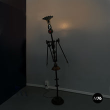 Load image into Gallery viewer, Sculptures and floor lamps in metal, glass and marble, 2000s