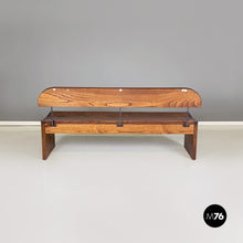 Charger l'image dans la galerie, Chairs, bench and dining table in solid wood, 1980s