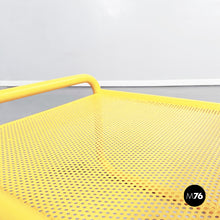 Load image into Gallery viewer, Yellow metal footstool Locus Solus by Gae Aulenti for Poltronova, 1960s