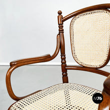 Load image into Gallery viewer, Chairs with straw and wood by Thonet, 1900s