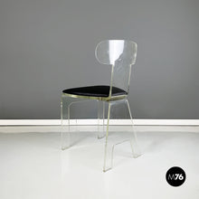 将图片加载到图库查看器,Chairs in thick plexiglass and black sky, 1980s