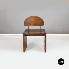 Charger l'image dans la galerie, Chairs, bench and dining table in solid wood, 1980s