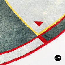 Load image into Gallery viewer, Very large round short pile carpet, 1980s