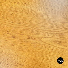 Load image into Gallery viewer, Round dining table in white metal and wood, 1970s