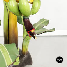 Load image into Gallery viewer, Wooden sculpture of a banana plant, 1950s