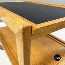 Load image into Gallery viewer, Wooden cart with two shelfs, 1960s