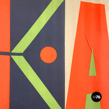 Load image into Gallery viewer, Wall print on fabric mod. Kakemono by Giulio Confalonieri, 1900-1950s