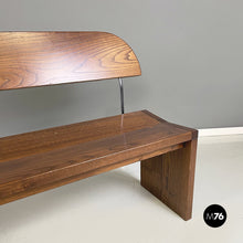 Charger l'image dans la galerie, Chairs, bench and dining table in solid wood, 1980s