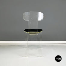 将图片加载到图库查看器,Chairs in thick plexiglass and black sky, 1980s