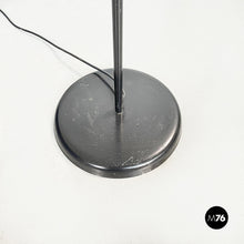 Charger l'image dans la galerie, Round floor lamp in black metal, 1990s
