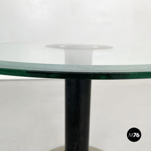 画像をギャラリービューアに読み込む, Coffee table in glass, metal and stone, 1980s