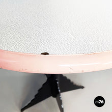 Load image into Gallery viewer, Round coffee tables in laminate and metal, 1980s