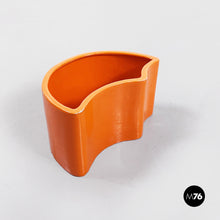 Load image into Gallery viewer, Orange ceramic vases, 1970s