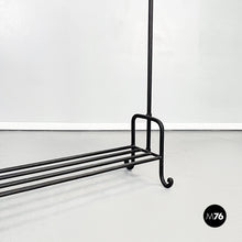 将图片加载到图库查看器,Coat stand in black metal, 1990s