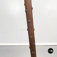 Load image into Gallery viewer, Wooden valet clothes stand with glass hooks by Fabiustita, 1990s