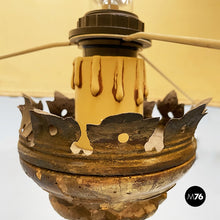 Charger l'image dans la galerie, Candelabra lamps in wood and fabric, 1800s