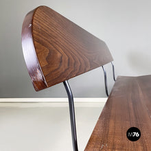 Charger l'image dans la galerie, Chairs, bench and dining table in solid wood, 1980s