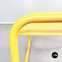 Load image into Gallery viewer, Yellow metal footstool Locus Solus by Gae Aulenti for Poltronova, 1960s