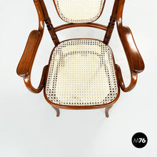 Load image into Gallery viewer, Chairs with straw and wood by Thonet, 1900s