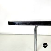 画像をギャラリービューアに読み込む, Coffee table with smoked glass and chromed steel, 1970s
