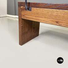 Charger l'image dans la galerie, Chairs, bench and dining table in solid wood, 1980s