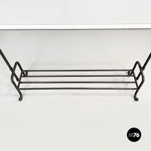 将图片加载到图库查看器,Coat stand in black metal, 1990s