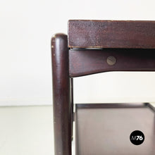 Load image into Gallery viewer, Wooden cart with sliding shelves, 1960s