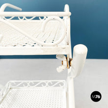 画像をギャラリービューアに読み込む, White iron garden cart, 1960s