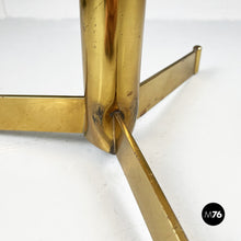 画像をギャラリービューアに読み込む, Coffee table in wood, parchment and brass by Aldo Tura, 1960s