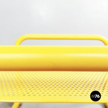 Load image into Gallery viewer, Yellow metal footstool Locus Solus by Gae Aulenti for Poltronova, 1960s