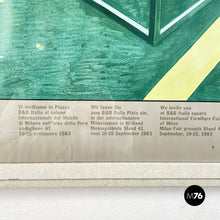 Load image into Gallery viewer, Print on paper for the Milan Furniture Fair by BeB Italia, 1983